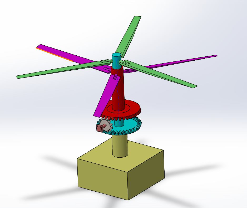 反向旋转螺旋桨